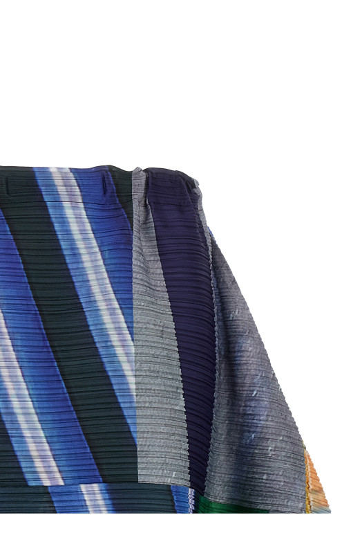 'City Collage' skirt Blue