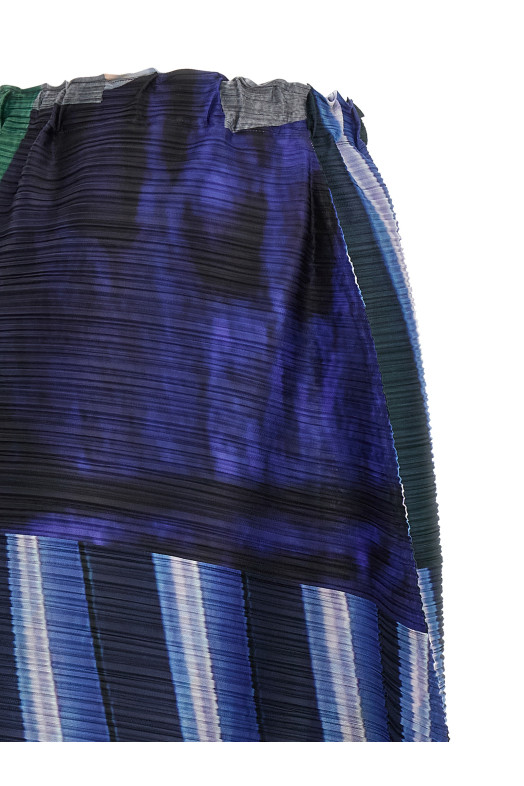 'City Collage' skirt Blue