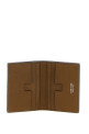 'T Line' card holder Brown