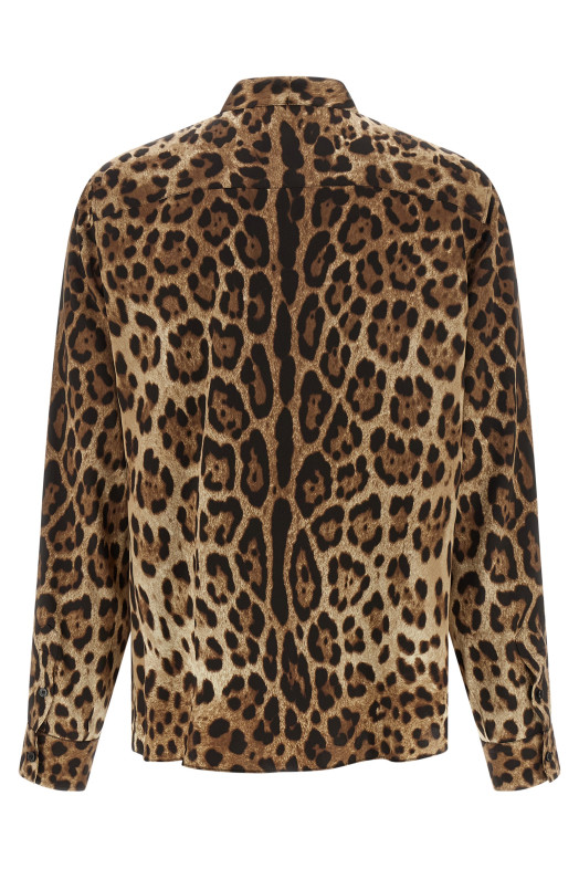 'Leopardo' shirt Brown