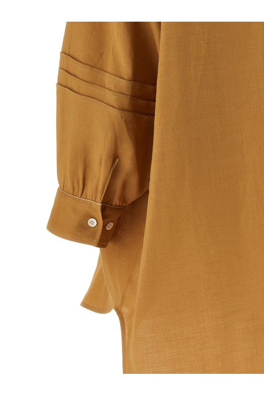 Ramie shirt Yellow