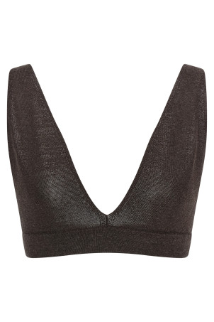 'Baby Girl' bra Brown