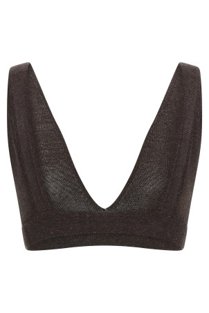 'Baby Girl' bra Brown