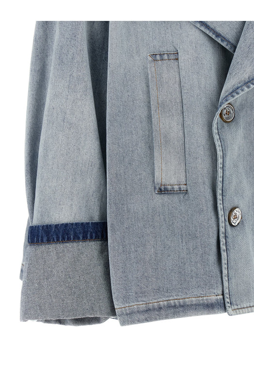 Double-breasted jacket BLUE