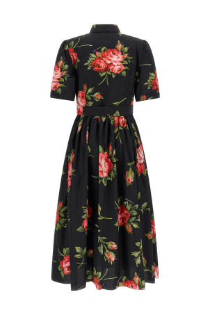 'Bouquet Rose' dress Black