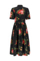 'Bouquet Rose' dress Black