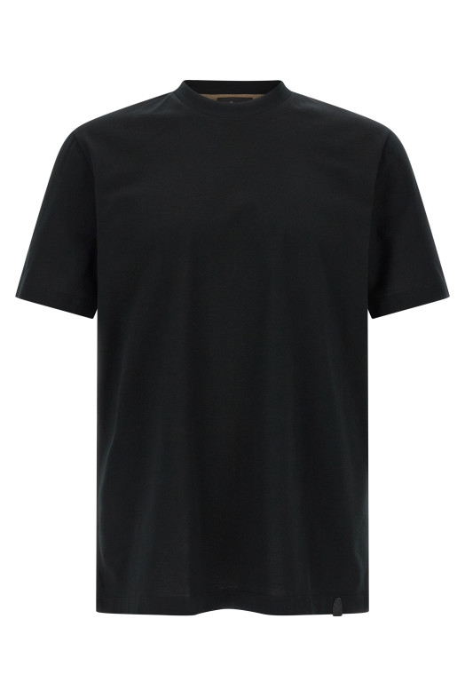 Carbonated cotton t-shirt Black