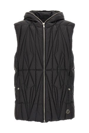 Moncler + Rick Owens 'Geocamo Ziplock' vest Black