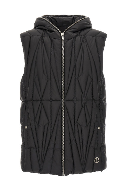 Moncler + Rick Owens 'Geocamo Ziplock' vest Black