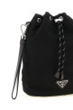 Re-Nylon bucket bag Black