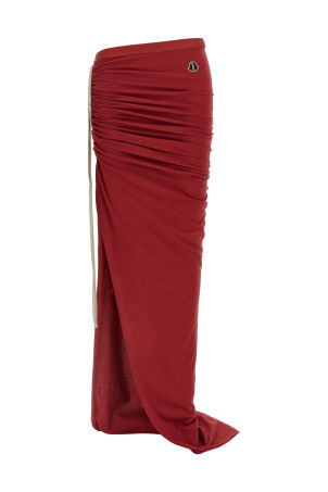 'Adjustable' skirt Moncler + Rick Owens Red
