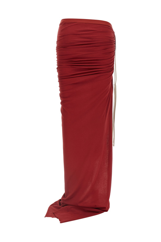 'Adjustable' skirt Moncler + Rick Owens Red