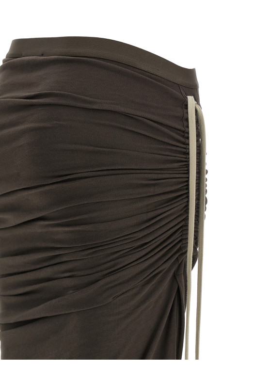 Moncler + Rick Owens 'Adjustable' skirt Brown