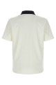 Logo embroidery polo shirt White
