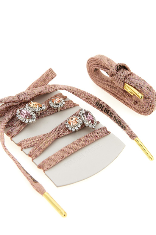 'Skin spargkling' shoelaces Pink