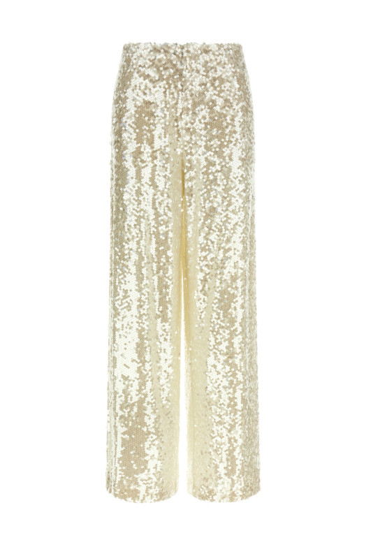 Sequin pants White