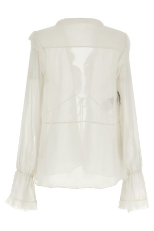 Silk blouse Beige