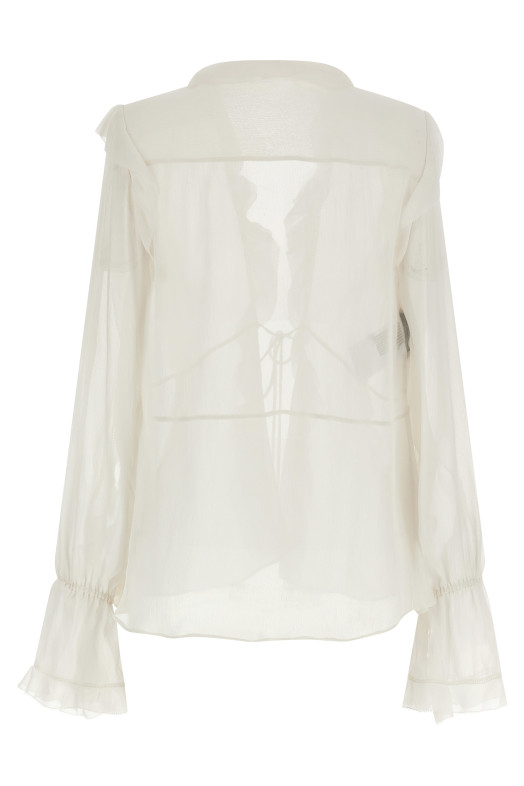 Silk blouse Beige
