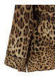 'Leopardo' pajama shirt Brown