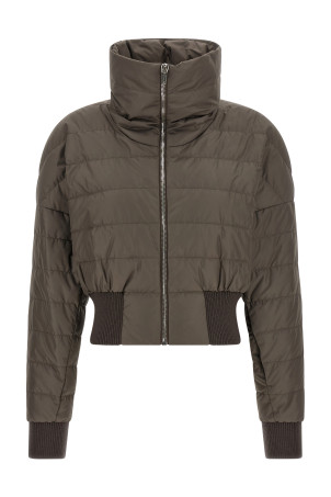 Moncler + Rick Owens 'Cropped' down jacket Gray