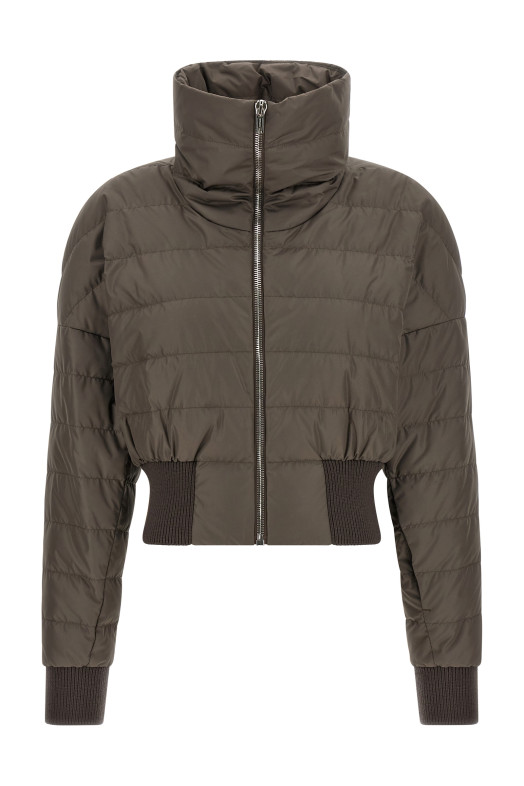 Moncler + Rick Owens 'Cropped' down jacket Gray
