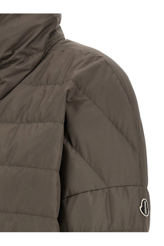 Moncler + Rick Owens 'Cropped' down jacket Gray