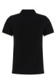 Logo patch polo shirt Black