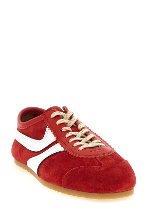 Suede sneakers Red