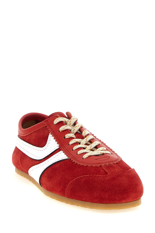Suede sneakers Red