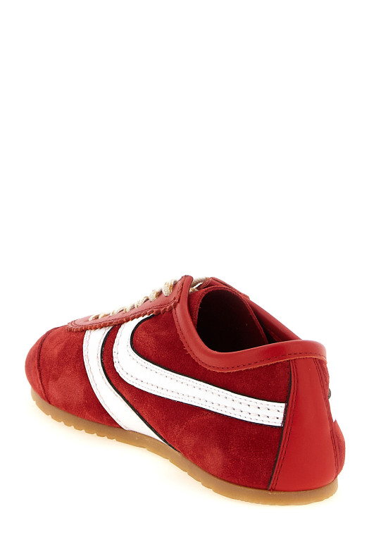 Suede sneakers Red