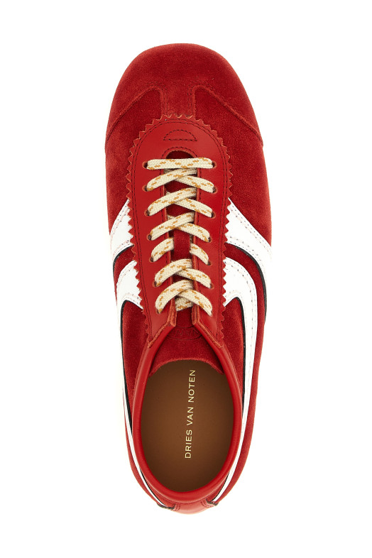 Suede sneakers Red