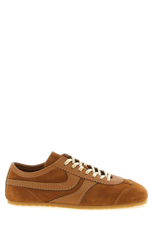 Suede sneakers Brown