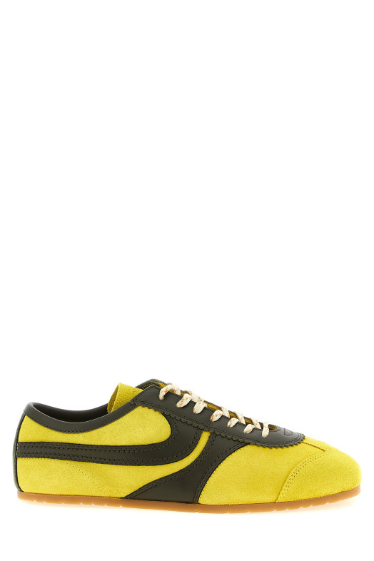 Suede sneakers Yellow