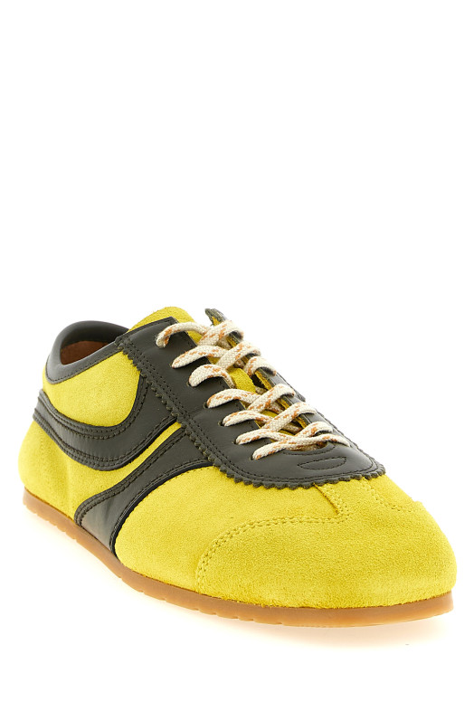 Suede sneakers Yellow