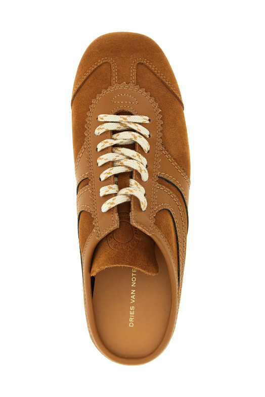 Suede Mules sneakers Brown