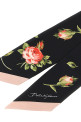 Bandeau 'Bouquet Rose' Black