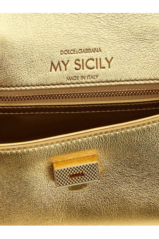 'My Sicily' mini handbag Gold
