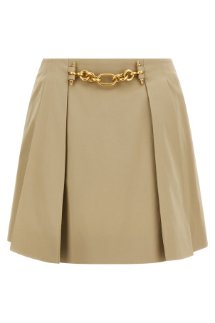 Chain skirt Beige