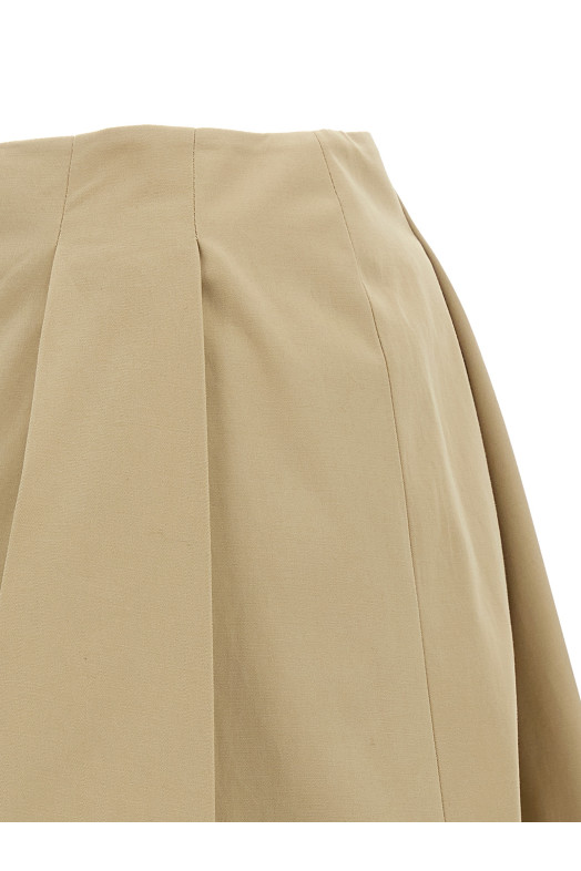 Chain skirt Beige