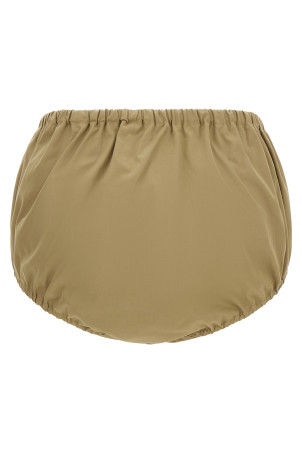 Poplin shorts Beige