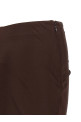 Shiny viscose skirt Brown