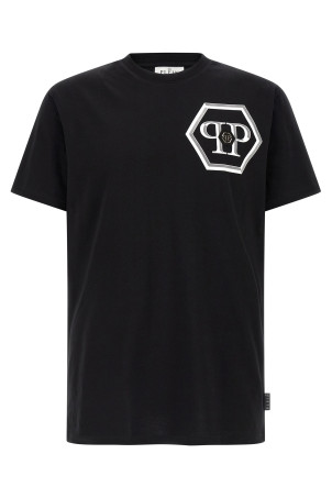 'Hexagon' T-shirt Black