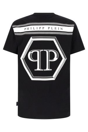 'Hexagon' T-shirt Black