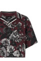 'Bouquet Fiori' shirt Bordeaux
