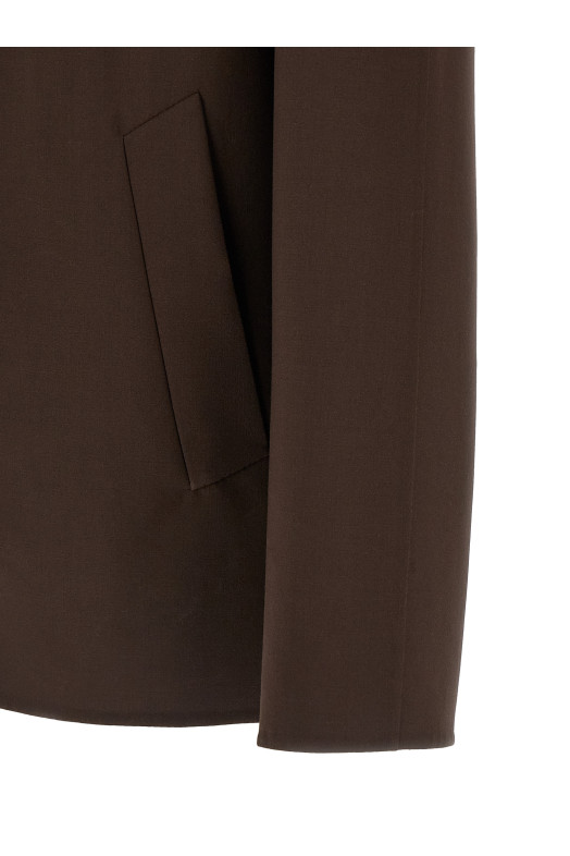 Cool wool jacket Brown