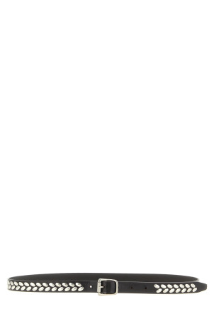 'Almond Stud' belt Brown