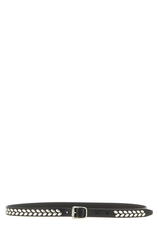 'Almond Stud' belt Brown