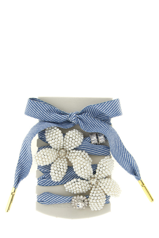 'Skin vintage' shoelaces BLUE