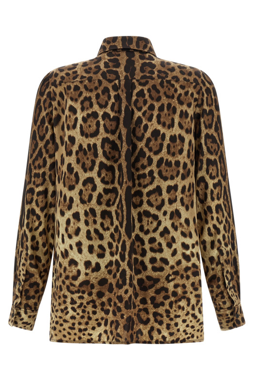 'Leopardo' shirt Brown