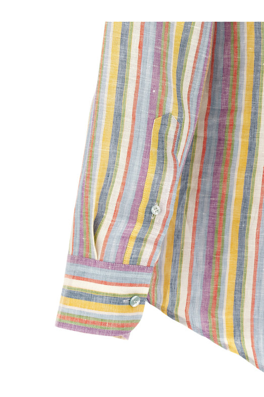 Striped linen shirt  Multicolor
